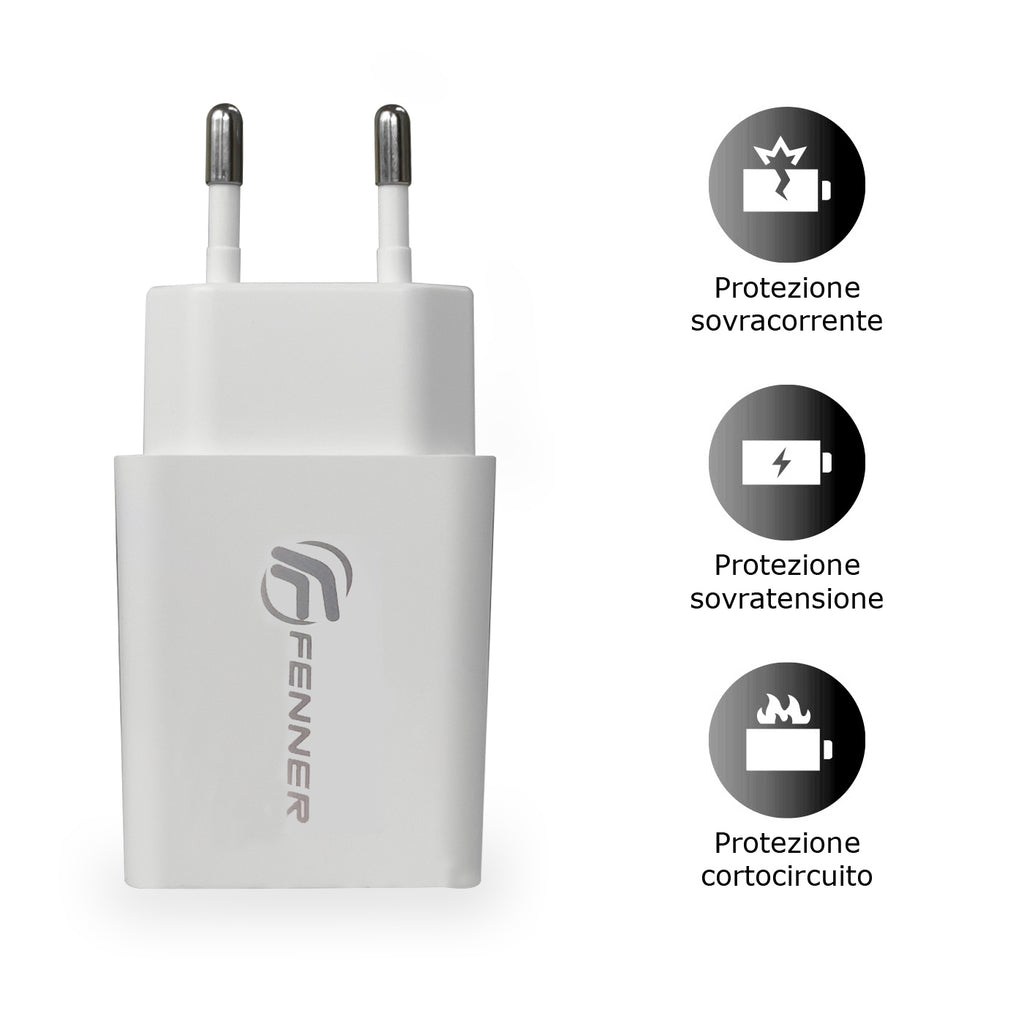 Caricatore USB-C Universale 20W Fast Charge Fenner Tech