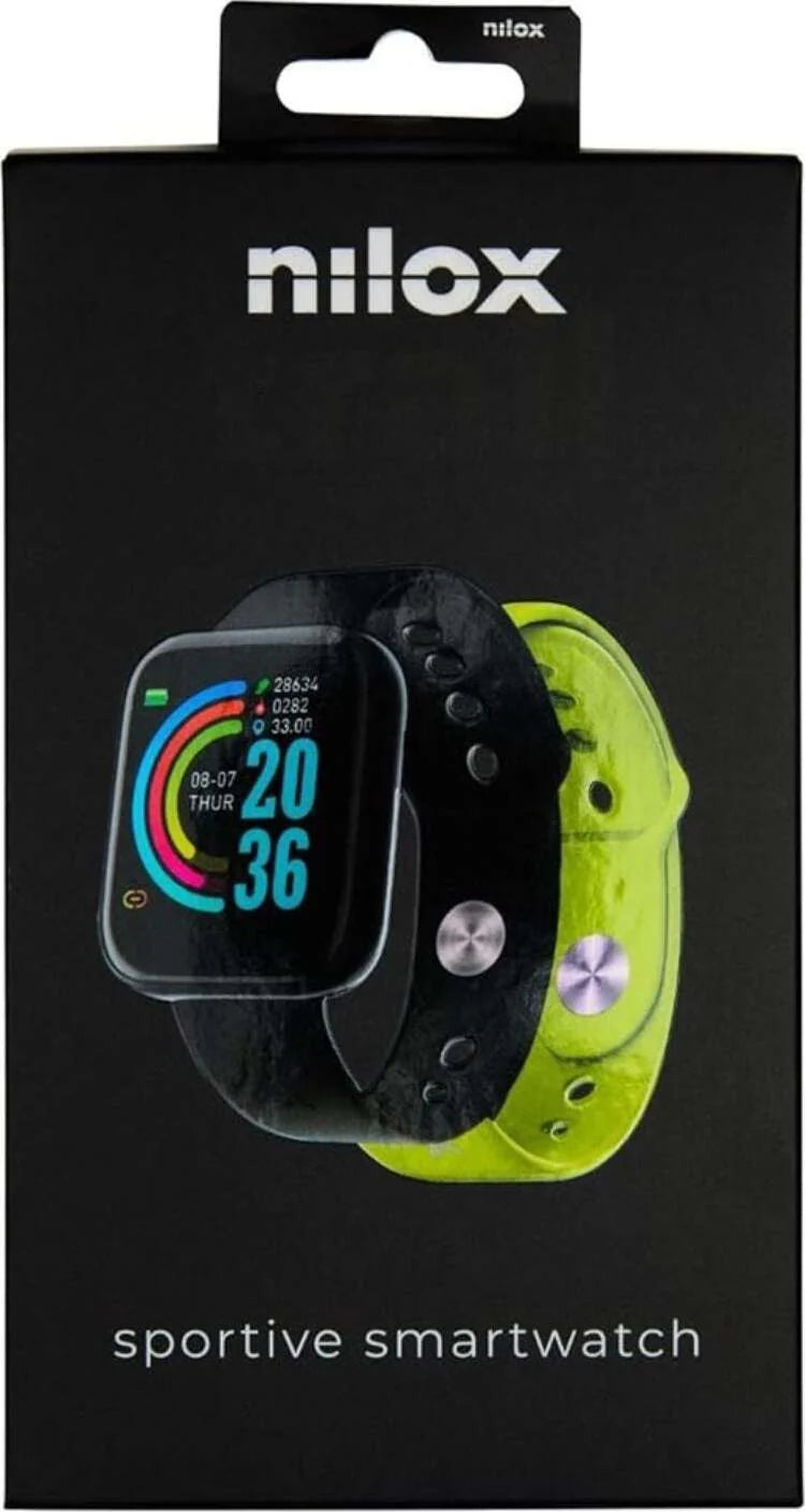 Nilox Smartwatch + 2 Cinturini Intercambiabili